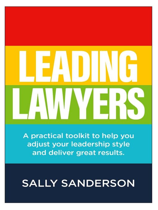 Title details for Leading Lawyers by Sally Sanderson - Available